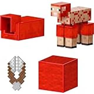 Mattel Minecraft Diamond Level Sheep Action Figur med 3 tilbeh?r 5,5-tommer Collector Scale & Pixelated Design