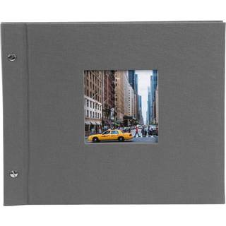 goldbuch Screw album Bella Vista 30x25 40 white pages gray