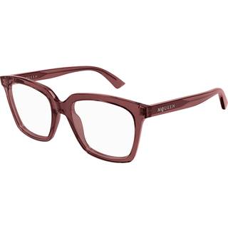 Alexander McQueen Kvinde Alexander McQueen AM0513O 004 Optiske stel Acetat Violet Transparent Cat Eye