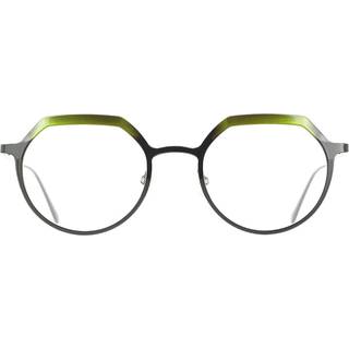 VANNI V4243 C209 48 Briller Mænd Black - Shiny Black Top Green - 48mm