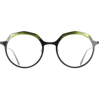 VANNI V4240 C209 48 Briller Kvinder Black - Shiny Black Top Green - 48mm