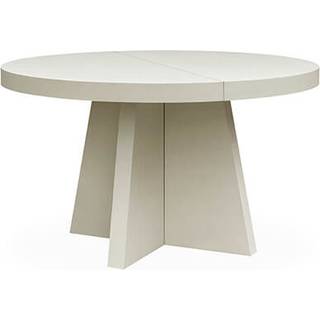 Artwood, TRENT delbart spisebord 130-150x130 cm-Ivory mist