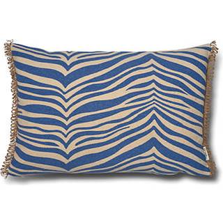Classic Collection Pude Zebra Blå 40x60 cm
