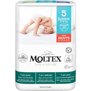 Moltex Pure & Nature Junior Size 5 buksebleer til engangsbrug 9-14 kg 20 stk. - 20 stk.