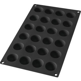 Lékué Lékué silikoneform halvkugle 24 stk Sort