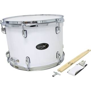 Basix Marching Tenor Drum Martrende tromme 14" White