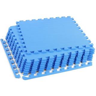 RAMROXX skumgulv, blå, 50 x 50 cm - 8 stk.