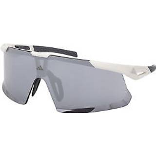 Adidas Sport Unisex SP0106 ADIDAS DUNAMIS EVO 21C Solbriller Injiceret Hvid Røg Maske Normal