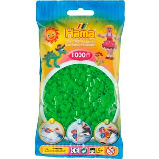 Hama Perler Midi 1000 stk Fluorescerende Grøn (207-42)
