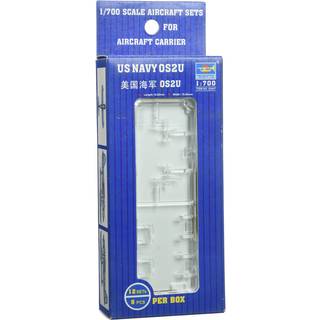 Trompetist 1/700 USN OS2U Kingfisher Aircraft Set til Warships (12-Box)