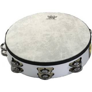 Remo TA-5210-00 Fiberskyn Tambourine-Quadura White 10 """"