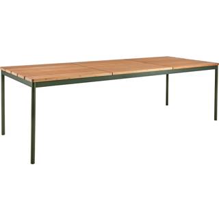 Brafab Nox spisebord Bambus/nordic green 238 x 90 cm