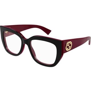Gucci Kvinde GG1846O 003 Optiske stel Acetat Sort Transparent Sommerfugl