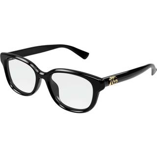 Gucci Kvinde GG1833OK 001 Optiske stel Injiceret Sort Transparent Firkantet