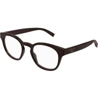 Gucci Mand Gucci GG1859O 003 Optiske stel Injiceret Brun Transparent Rund