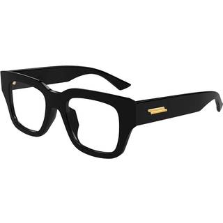 Bottega Veneta Mand Bottega Veneta BV1361O 005 Optiske stel Acetat Sort Transparent Firkantet