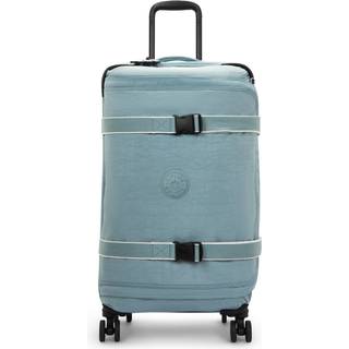 Kipling Basic Spontaneous M Kuffert med 4 hjul blå grå