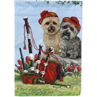 Carolines Treasures PPP3057GF Cairn Terrier Pipers Haveflag Postkasse Flag Dekorativ Yard Flag Banner Udenfor Patio Kunstv?rk Yard Blomsterbede H