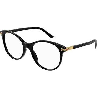 Gucci Kvinde GG1450O 001 Optiske stel Acetat Sort Transparent Pantos