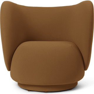 Rico Lounge Chair - Swivel - Grain - Caramel