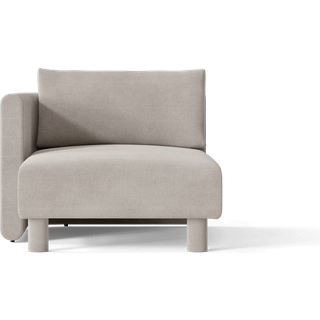 Dase Sofa Chaise Longue Left - Cotton Linen - Natural