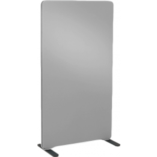 Lintex Edge Floor skærmvæg 80x135cmm lys grå med grå liste