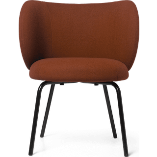Rico Dining Chair - Black - Tonus - Red Brown