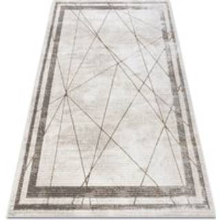 BLISS Z201Z128 tæppe creme / beige - Ramme, geometrisk, moderne, strukturel 120x170 cm