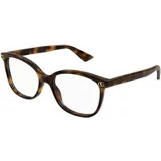 Gucci Kvinde Gucci GG1816O 002 Optiske stel Acetat Havana Transparent Firkantet