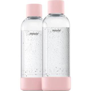 MySoda Woody flaske pink 2 stk 1 liter