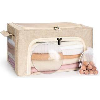 22L Cashmere Sweater Storage Taske med naturlige cedertræer | Breathable cashmere opbevaringspose venlig til strikret merino uld/strik sweater ti