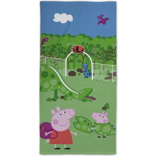 Badehåndklæde - Gurli gris - Dinosaur - 70x140 cm - 100% Bomuld
