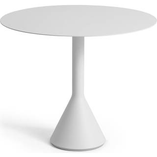 HAY Palissade Cone rundt cafébord Sky grey, Ø90 cm