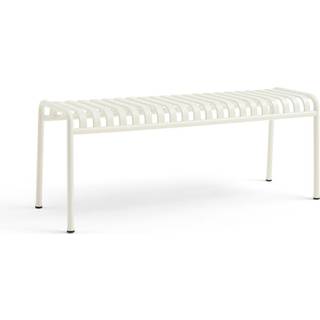 HAY - Palisade bænk -  Cream White - Havebænke - Ronan & Erwan Bouroullec - Hvid - Metal