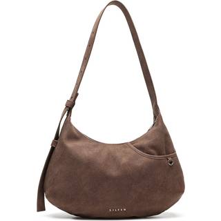 SILFEN Debbie Shoulder Bag Brun - Suede Leather Pu - SILFEN Studio
