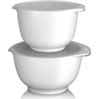 Rosti Margrethe røreskålesæt med låg hvid 3 liter