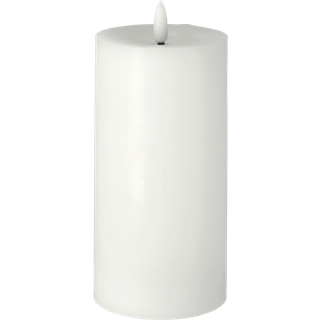 Scandi Essentials Bright Melt bloklys LED 17,5 cm Hvid