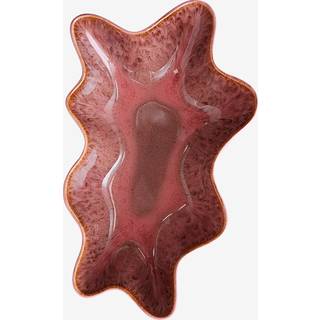 Håndlavet serveringsskål Shell i stentøj