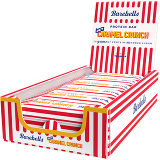 12 x Barebells Protein Bar, 55 g, Salty Caramel Crunch