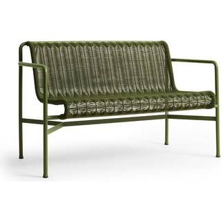 Hay - Palissade Cord Dining Bench w. armrest - Olive