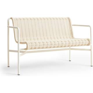 HAY Palissade Cord Dining Bench - Cream white