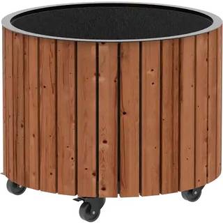 PLUS Circle plantekasse, ThermoWood®, gyldenbrun/fyr - Ø55/45 cm