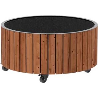 Plus Circle Blomsterkasse Ø70x35 cm, Thermowood