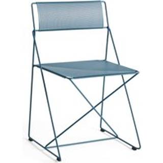 Hay - X-Line Chair - Havestol - Coated steel base - Powder blue