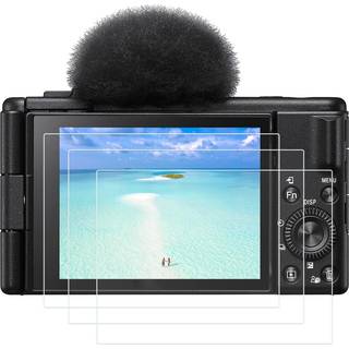 PCTC til Sony ZV-E10 Screen Protector 3 Pakker H?rmet glassk?rmbeskytter Fit til Sony ZV-E10 ZV-1 ZV-1M2 ZV1M2 ZVE10 ZV1 ZV-1F ZV1F