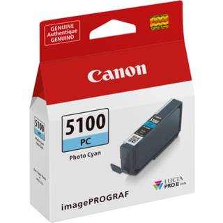 Canon PFI-5100 Ægte foto Cyan Ink Tank kompatibel med ImagePrograf Pro-310-printere