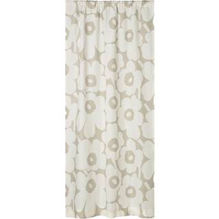 Marimekko Unikko gardinlængde 135x250 cm Light grey-off white