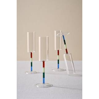 MILANO champagneglas 4-pak - Transparent