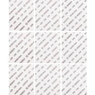 Bosch slibearksæt web w480 115x140mm 9 stk assorteret