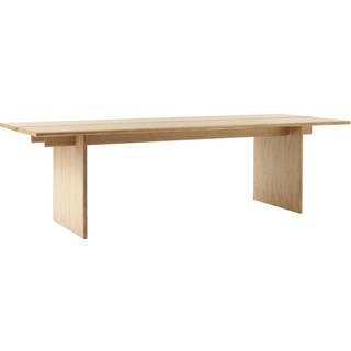 &Tradition Ita Os2 Desk With Cable Management 95x260 Cm Oak - Skrivebord Eg - 139995A469